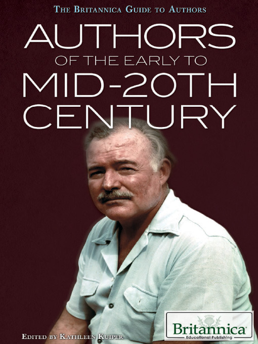 Title details for Authors of the Early to mid-20th Century by Britannica Educational Publishing - Available